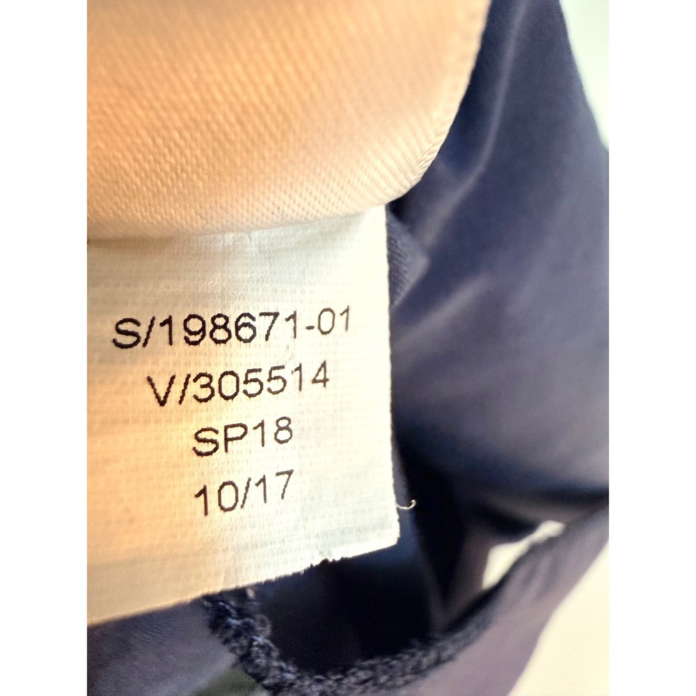 Athleta Womens Brooklyn Jogger Track Pants Navy Blue Ribbed Side Panel Size 4 - Picture 7 of 10